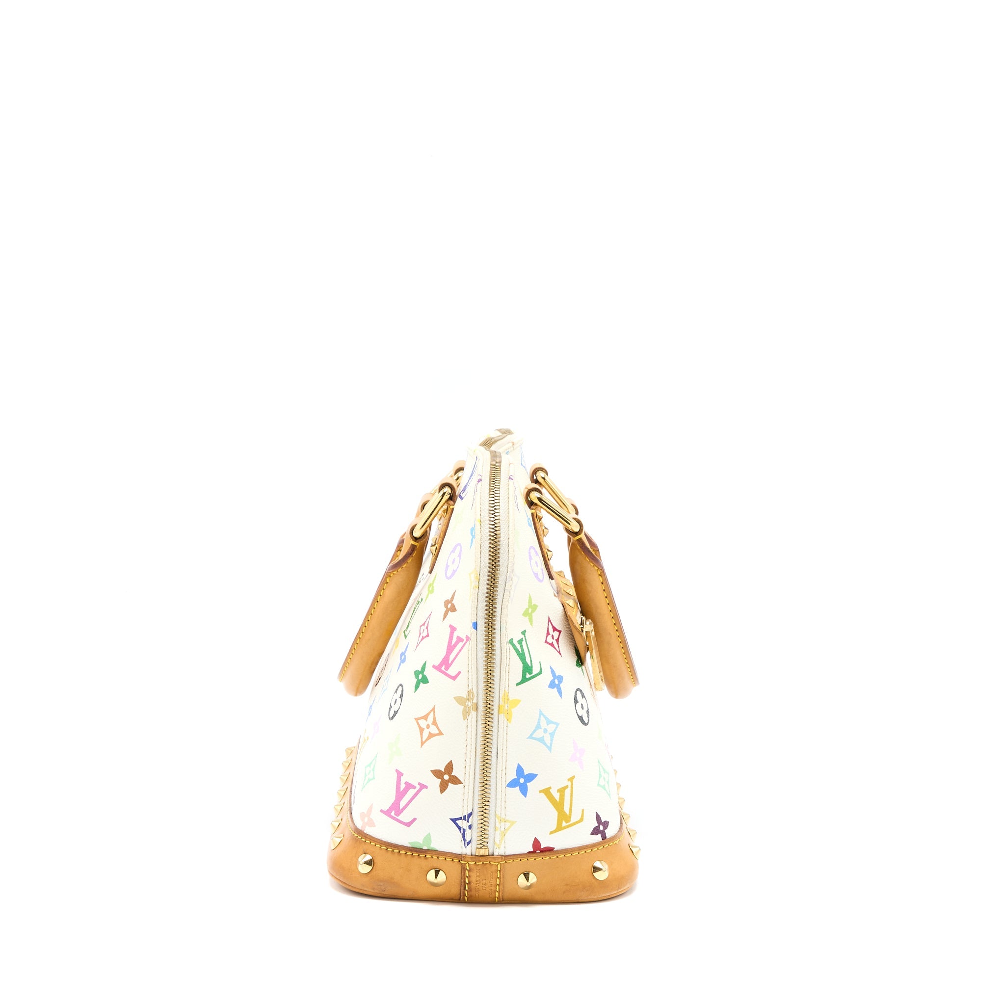 LOUIS VUITTON ALMA BAG MONOGRAM CANVAS WHITE/MULTICOLOURED GHW