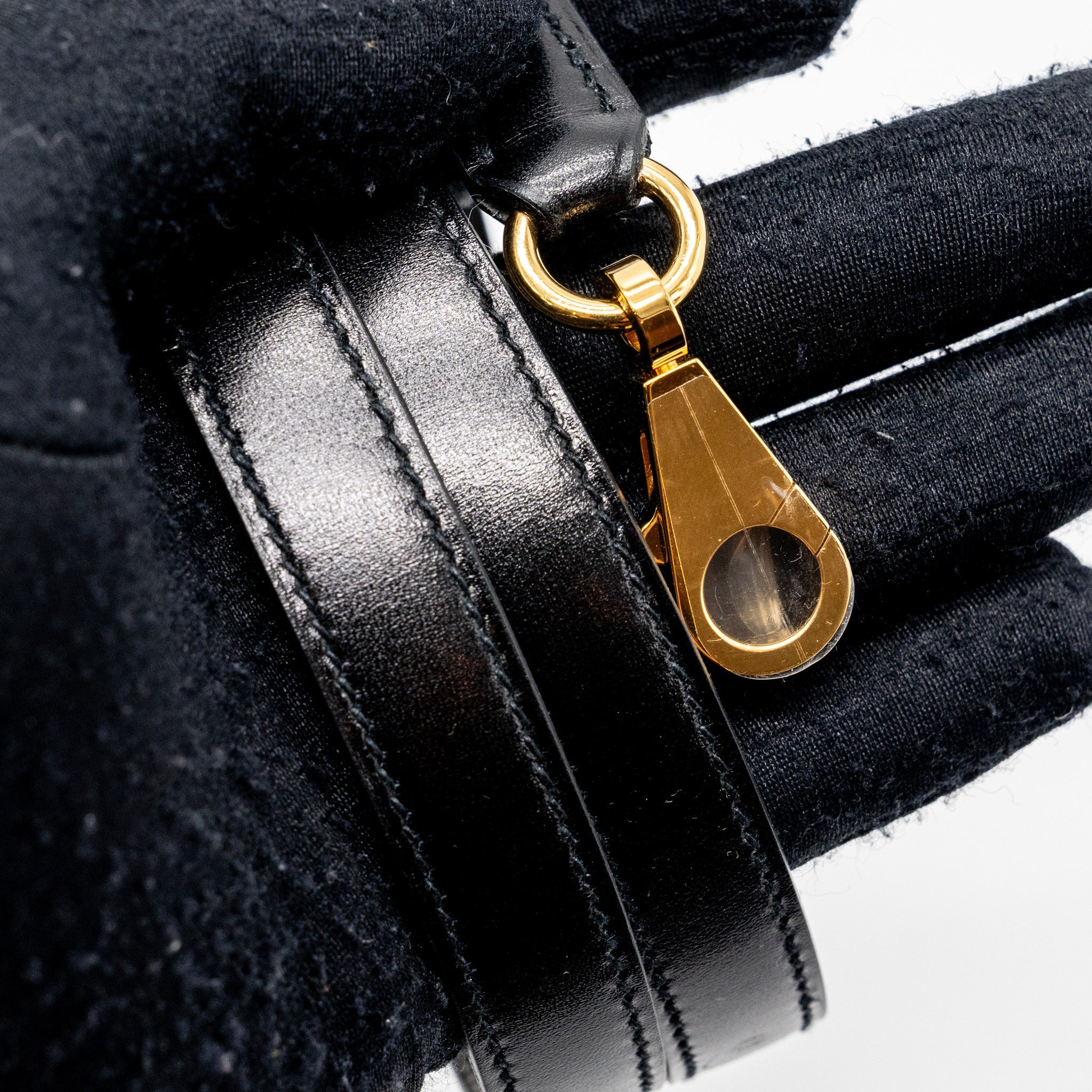 HERMES KELLY 28 BOX LEATHER BLACK GHW