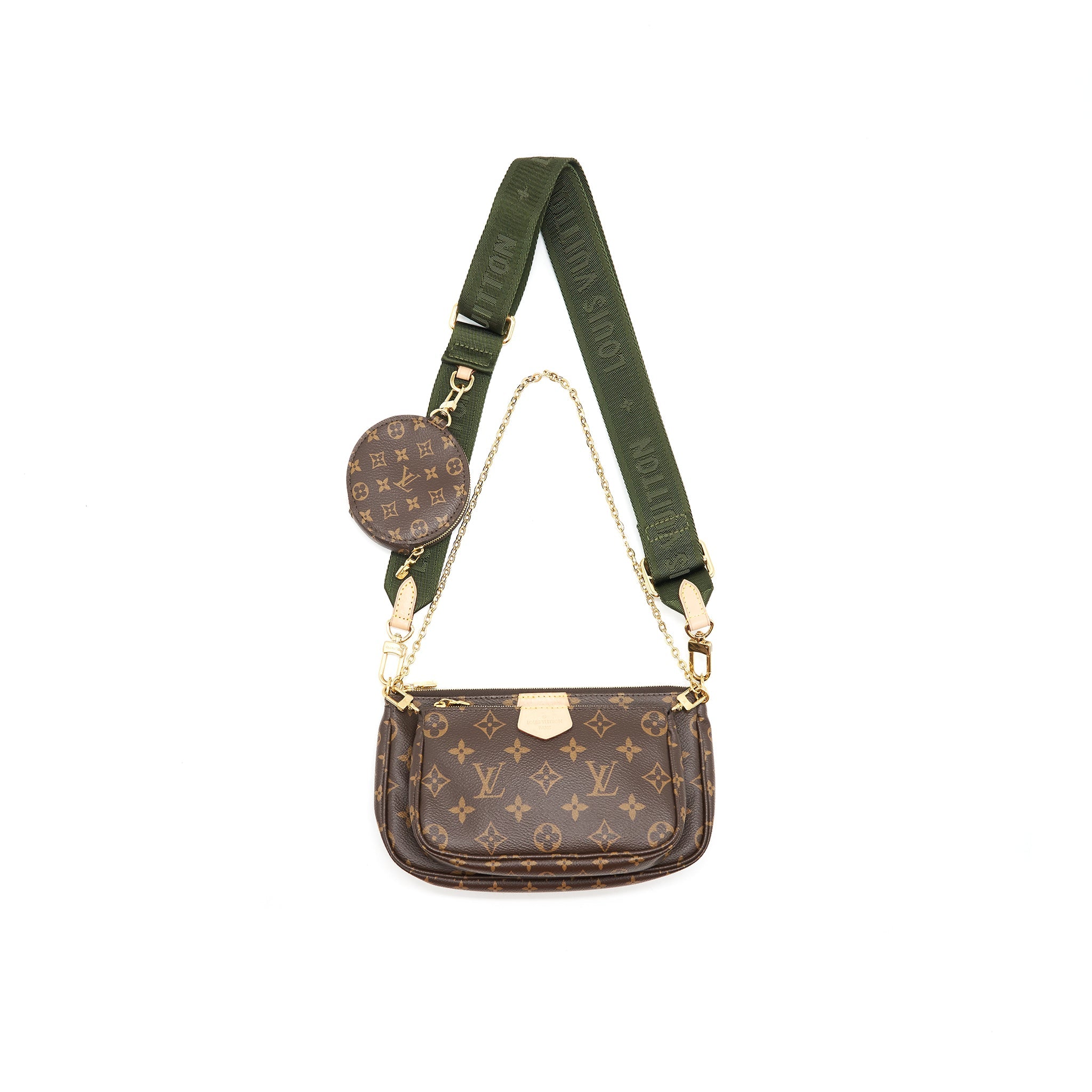 LOUIS VUITTON MULTI POCHETTE ACCESSORIES KHAKI