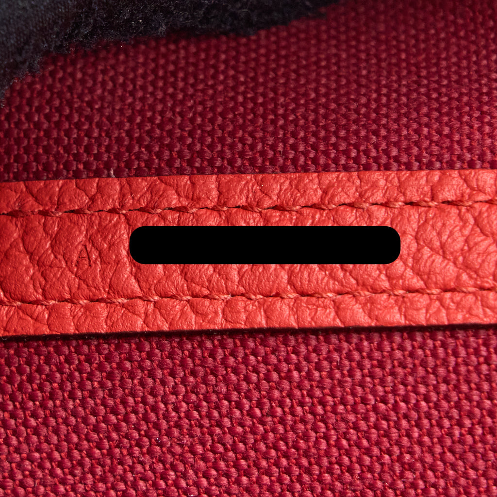 HERMES GARDEN PARTY 36 NEGONDA/CANVAS ROUGE GRENAT SHW