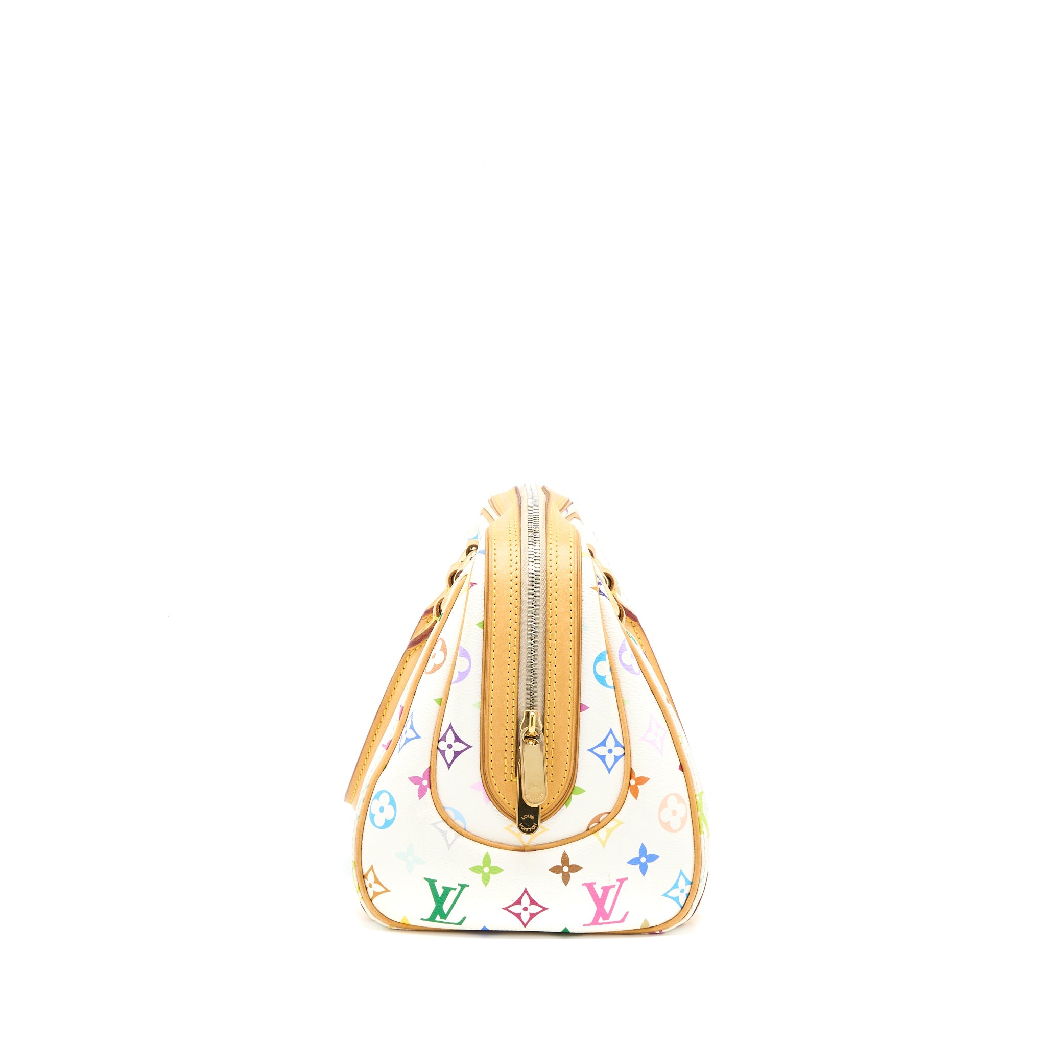 LOUIS VUITTON VINTAGE BOWLING BAG MONOGRAM CANVAS WHITE/MULTICOLOUR GHW