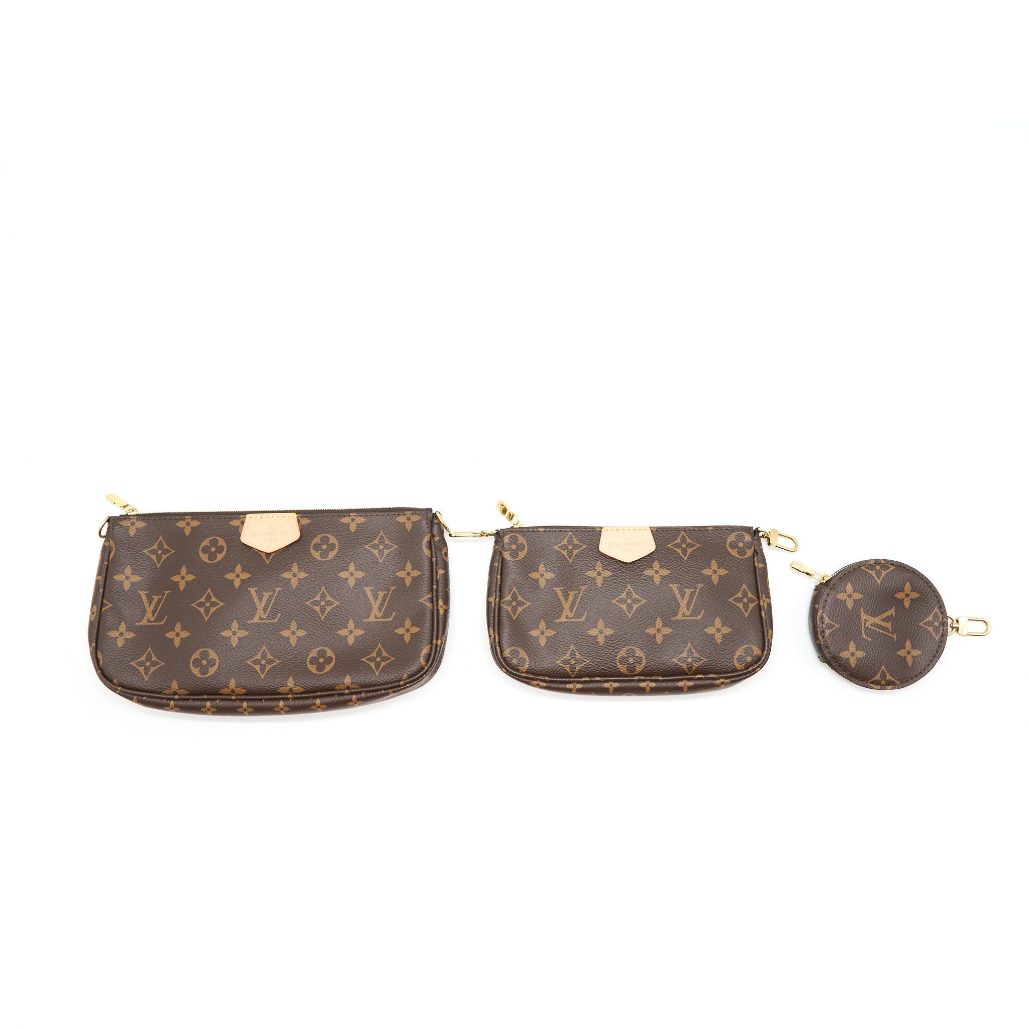 LOUIS VUITTON MULTI POCHETTE ACCESSORIES KHAKI