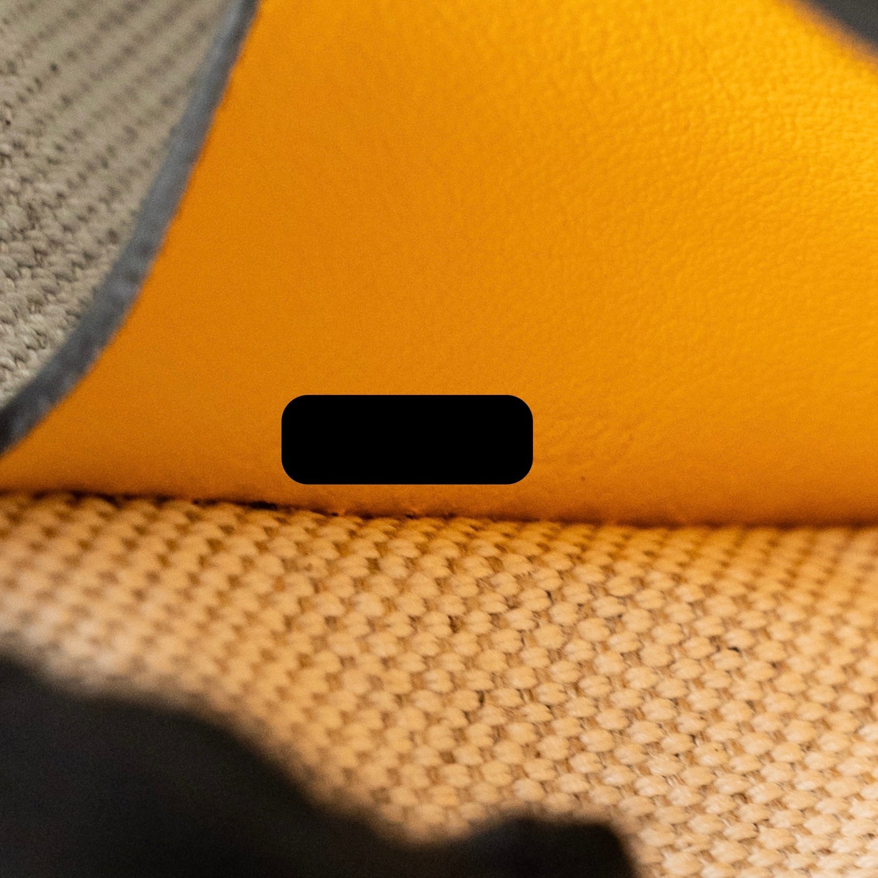 GOYARD PLUMET POCKET POCHETTE GOYARDINE CANVAS/LEATHER BLACK SHW