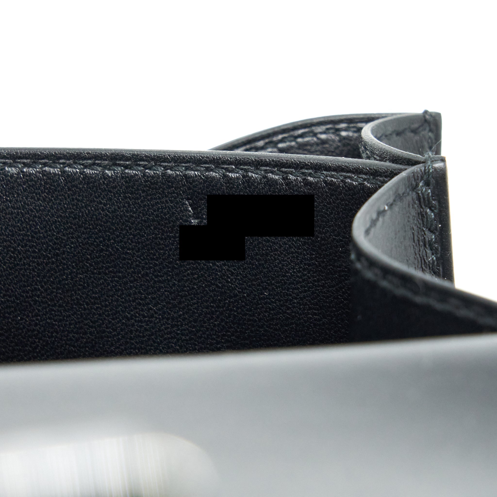 HERMES MINI CONSTANCE MONSIEUR BLACK WITH LIZARD BUCKLE / OMBRÉ