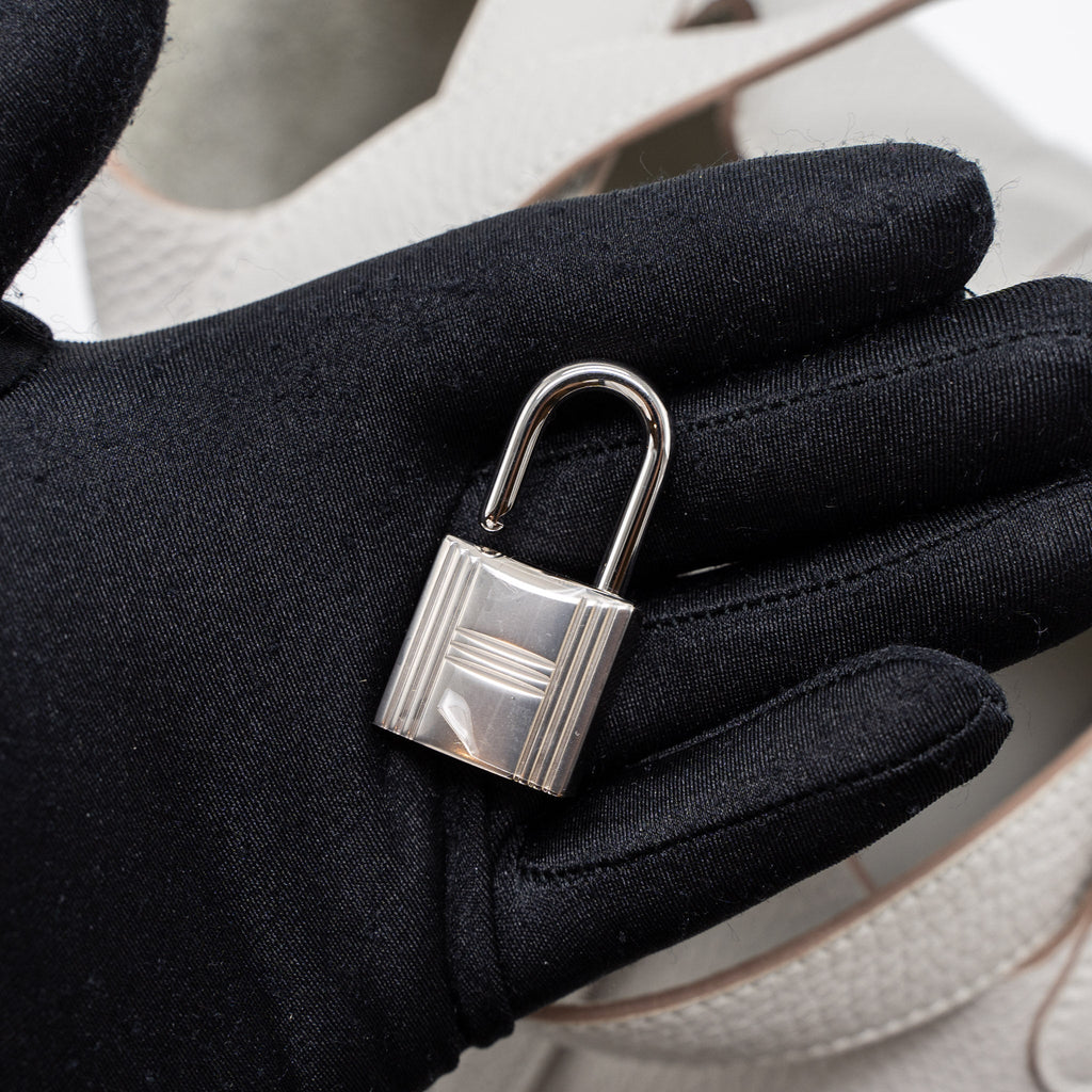 HERMES PICOTIN 18 LOCK BAG CLEMENCE GRIS PERLE SHW