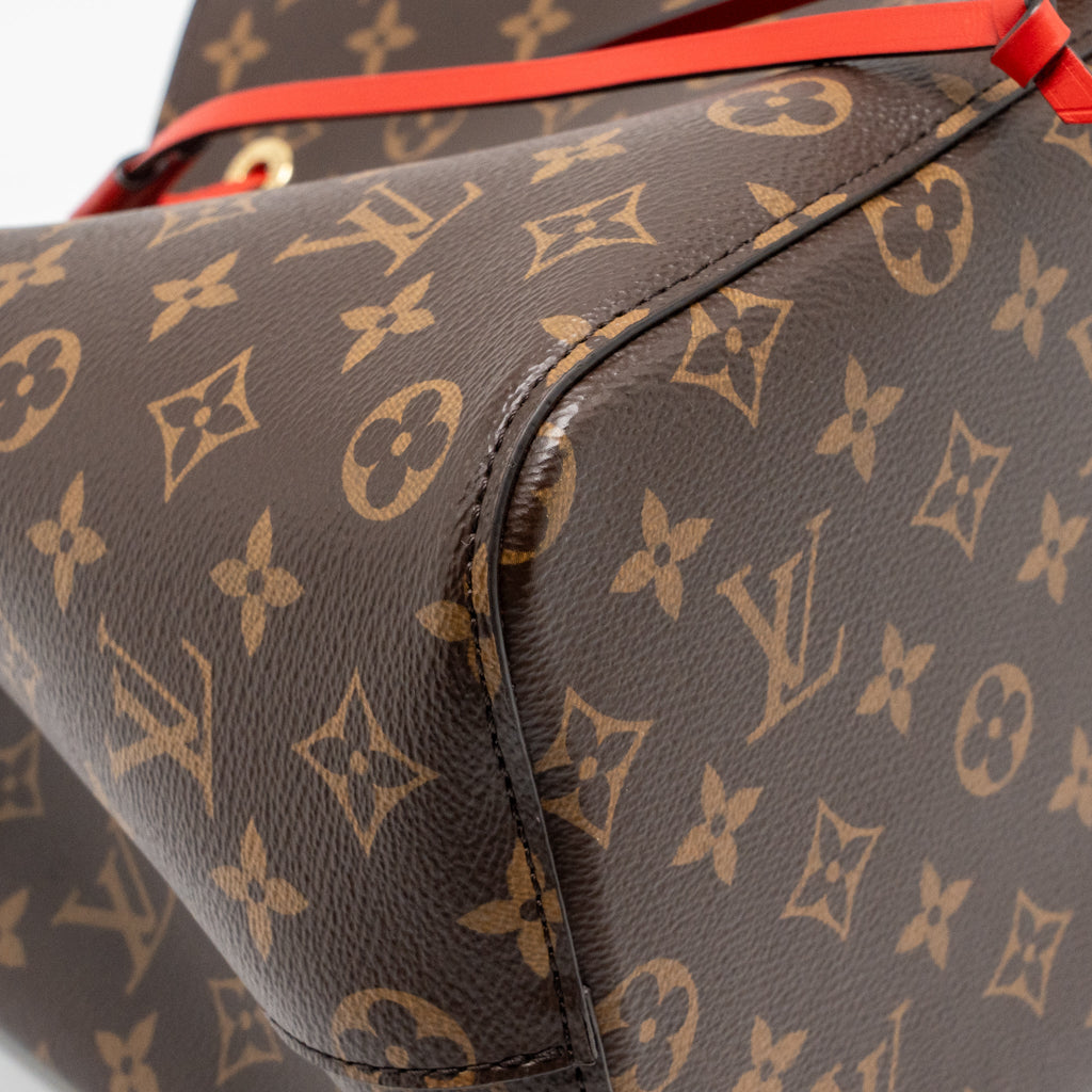 LOUIS VUITTON NEO NOE MONOGRAM CANVAS RED GHW