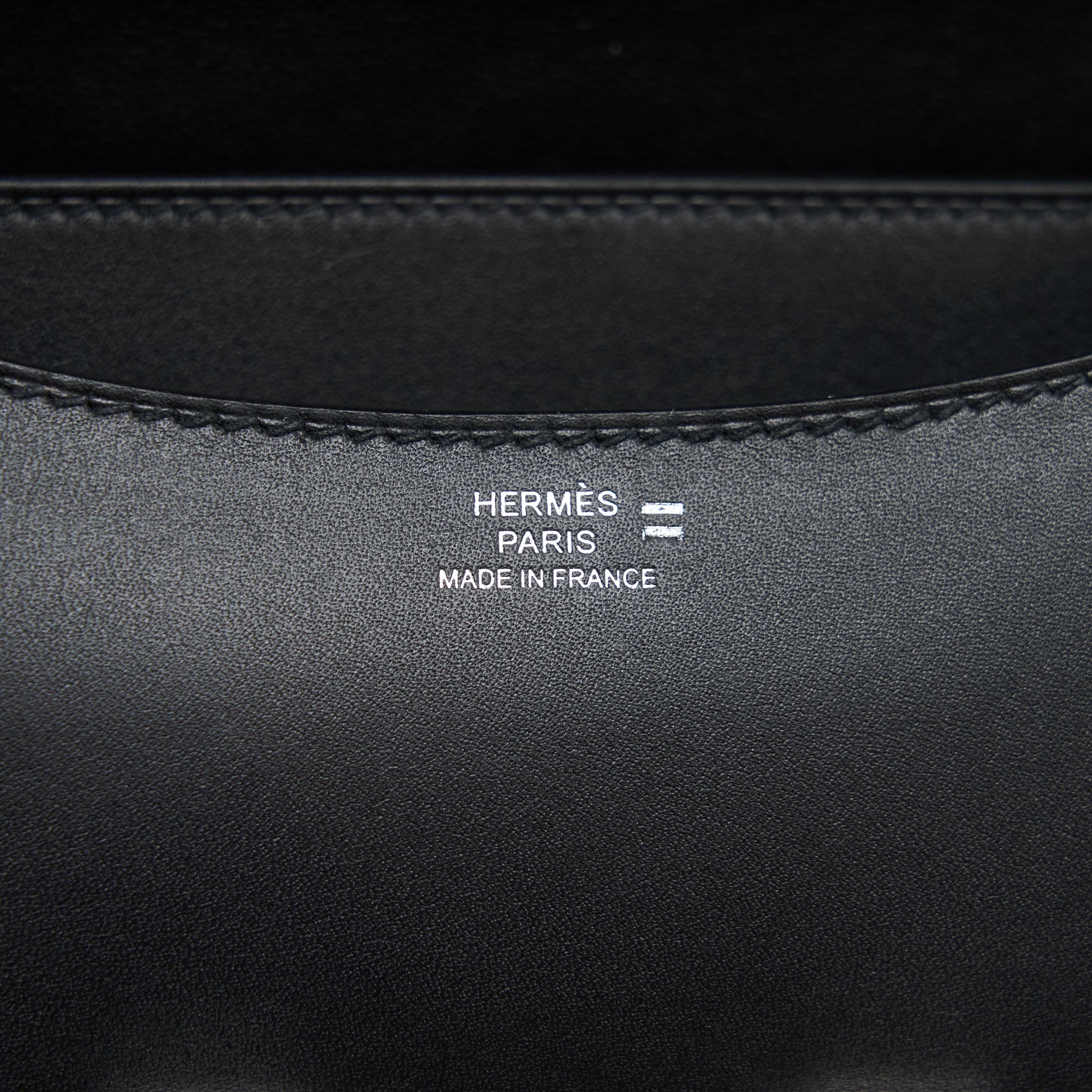 HERMES MINI CONSTANCE MONSIEUR BLACK WITH LIZARD BUCKLE / OMBRÉ