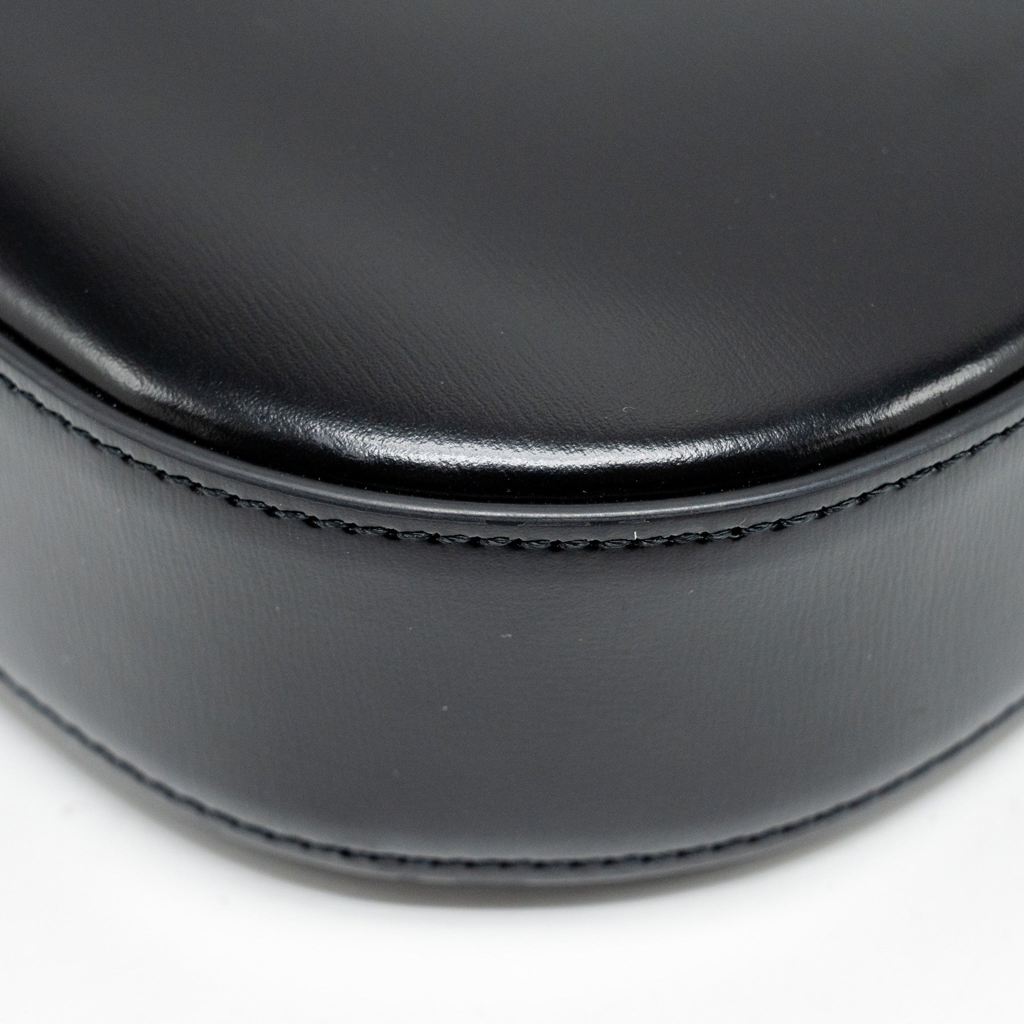 CELINE MEDIUM TILLY CHIC SHOULDER BAG SHINY CALFSKIN BLACK GHW