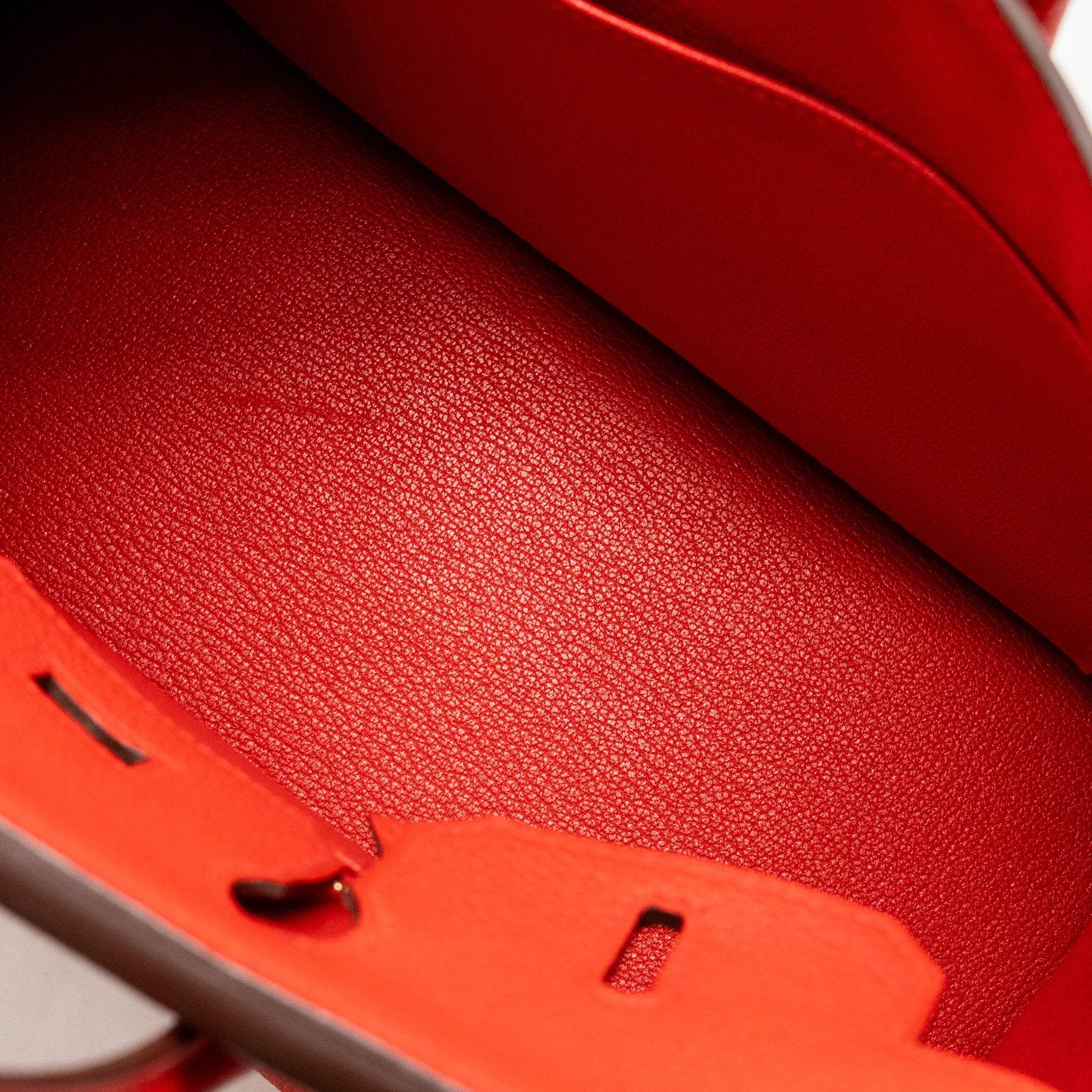 HERMES BIRKIN 25 TOGO ROUGE DE COEUR GHW