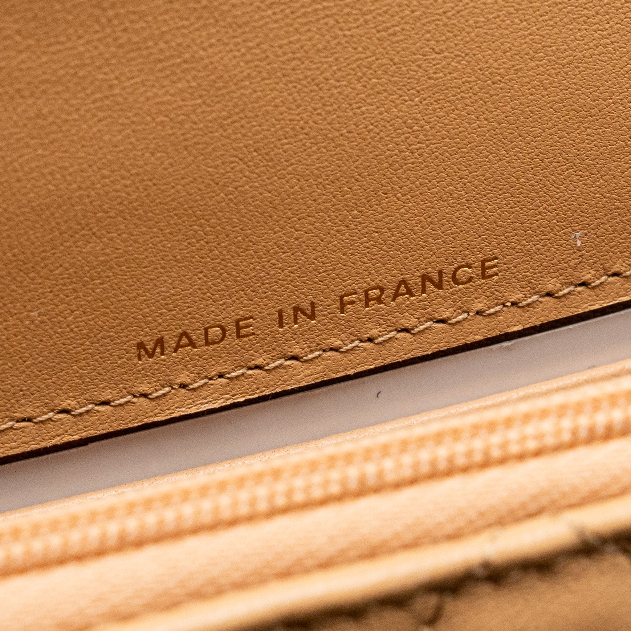 CHANEL TOP HANDLE MINI FLAP CLUTCH LAMBSKIN BEIGE LGHW (MICROCHIP)