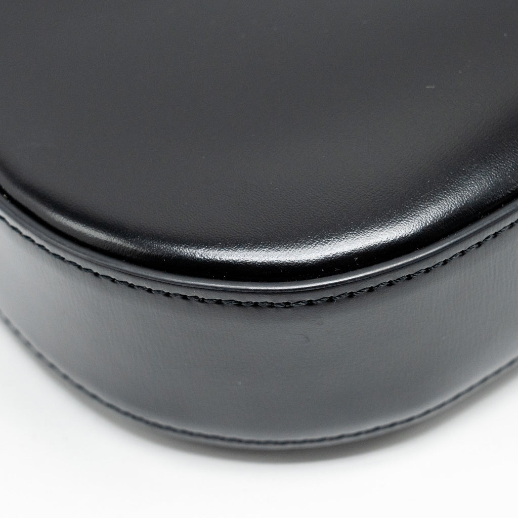 CELINE MEDIUM TILLY CHIC SHOULDER BAG SHINY CALFSKIN BLACK GHW