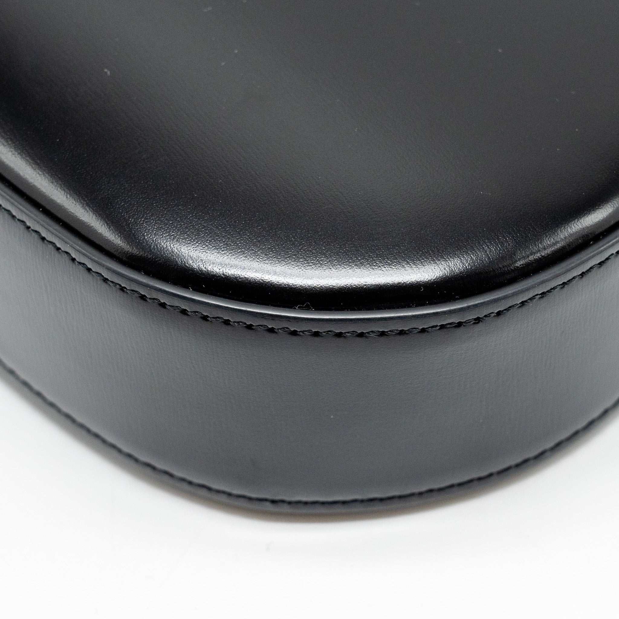 CELINE MEDIUM TILLY CHIC SHOULDER BAG SHINY CALFSKIN BLACK GHW