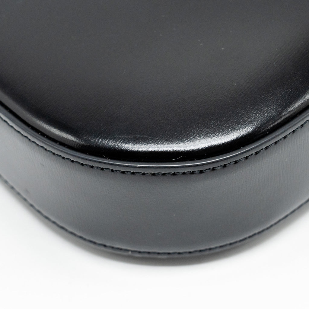 CELINE MEDIUM TILLY CHIC SHOULDER BAG SHINY CALFSKIN BLACK GHW