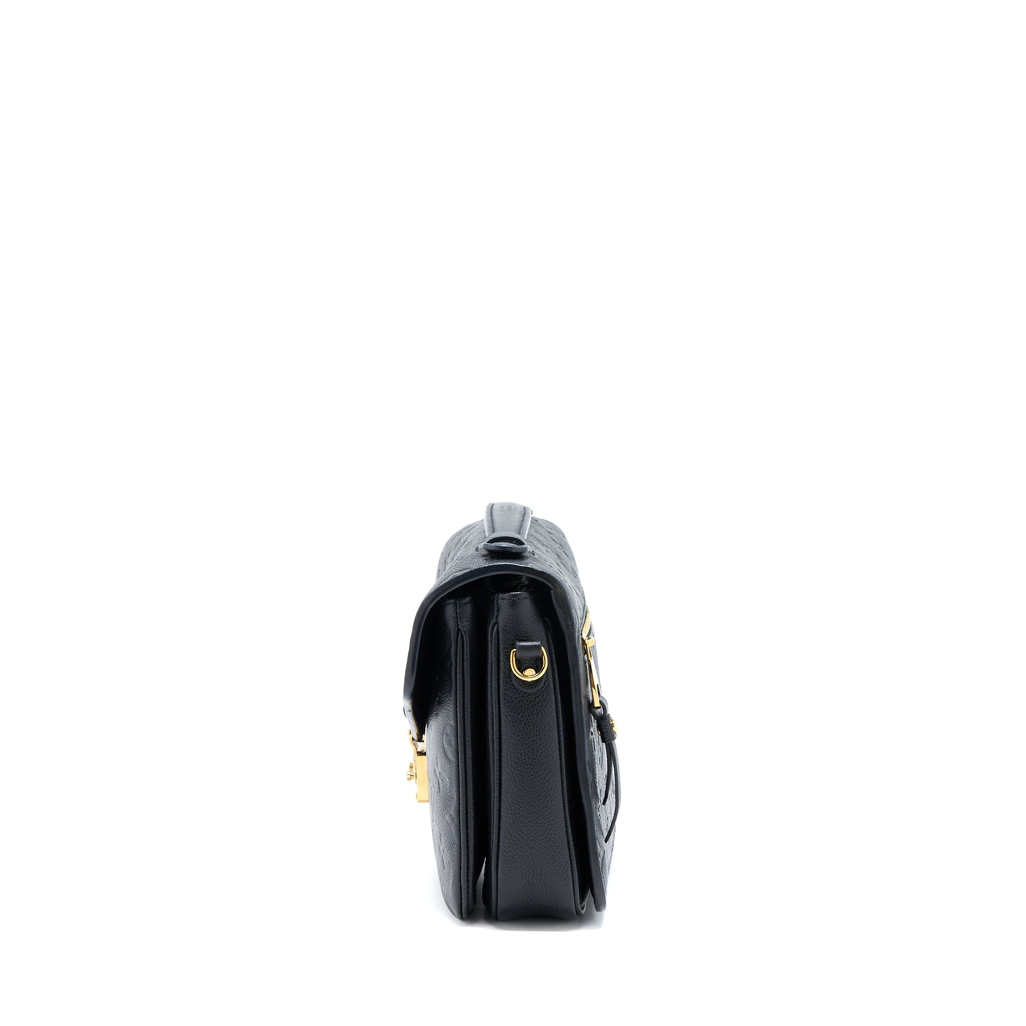 LOUIS VUITTON POCHETTE MÉTIS MONOGRAM EMPREINTE BLACK GHW