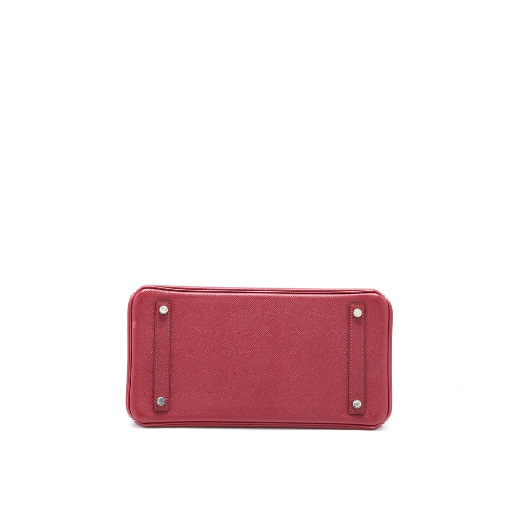 HERMES BIRKIN 30 EPSOM K1 ROUGE GRENAT SHW