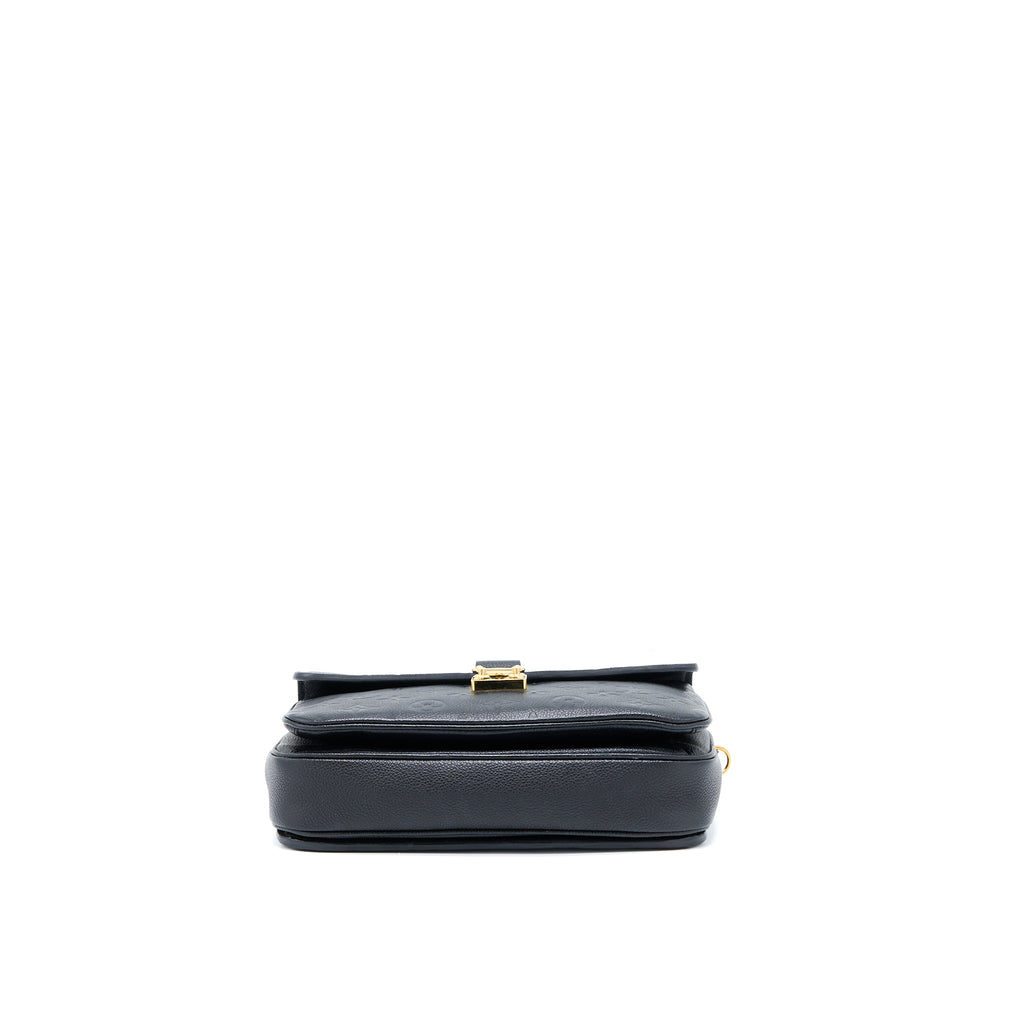 LOUIS VUITTON POCHETTE MÉTIS MONOGRAM EMPREINTE BLACK GHW