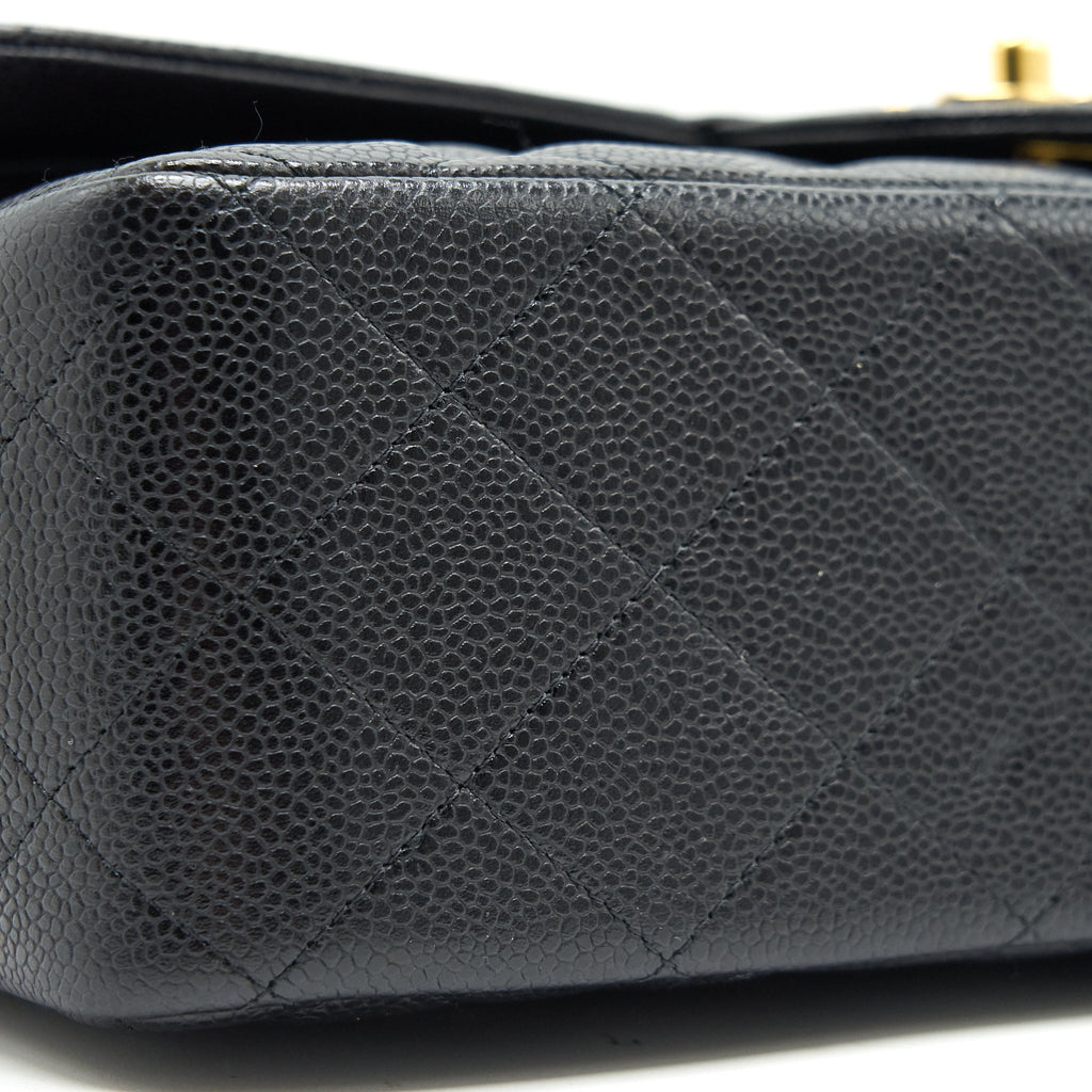 CHANEL CLASSIC JUMBO DOUBLE FLAP BAG BLACK CAVIER GHW