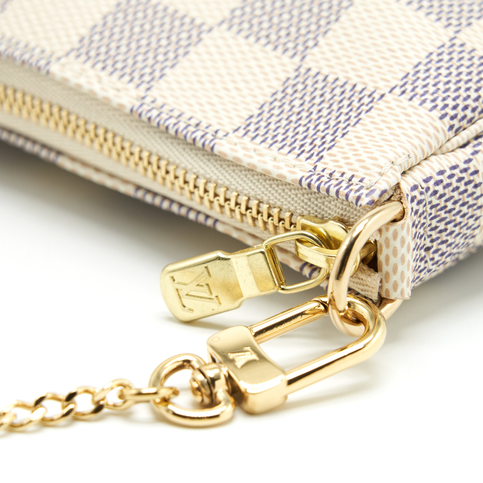LOUIS VUITTON MINI POCHETTE ACCESSORY AZUR