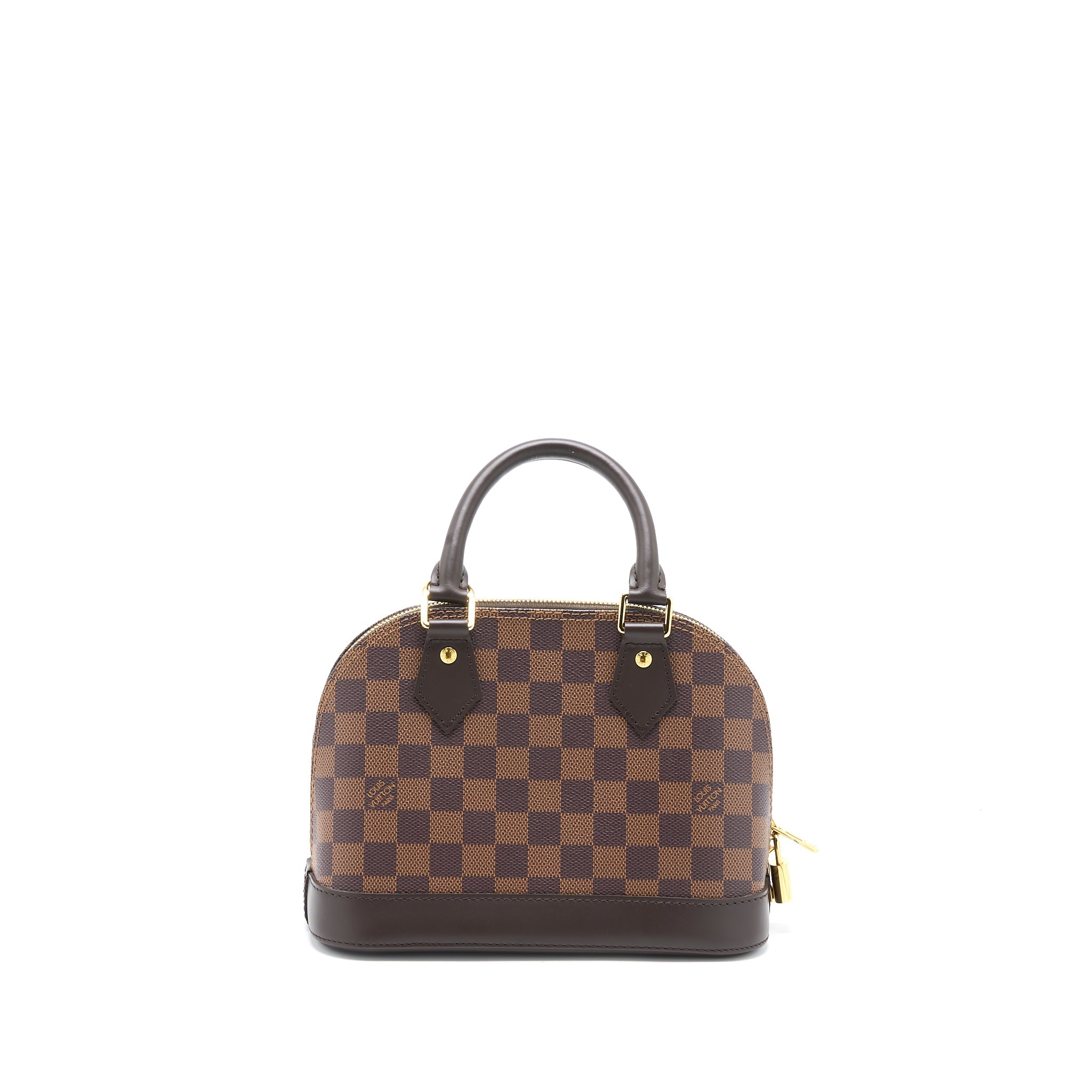 LOUIS VUITTON ALMA BB DAMIER EBENE CANVAS GHW (NEW VERSION)