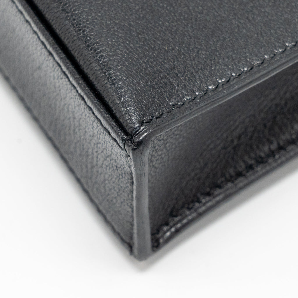 HERMES KELLY ELAN CHÈVRE CHAMKILA BLACK SHW
