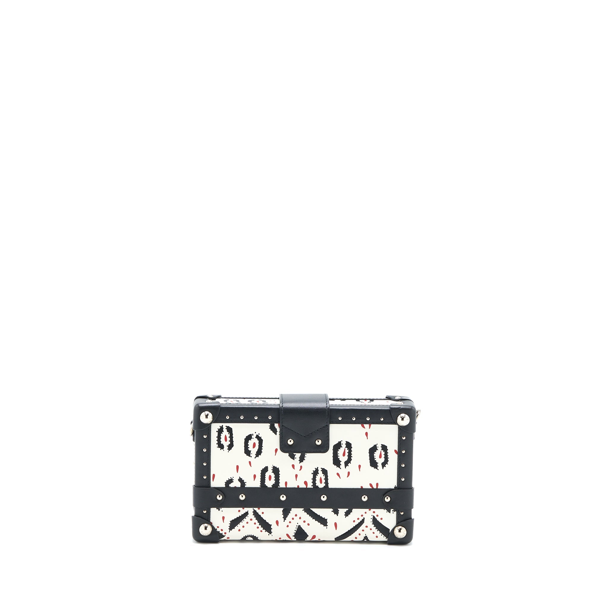 LOUIS VUITTON PETIT MALLET LIMITED EDITION BLACK / WHITE SHW