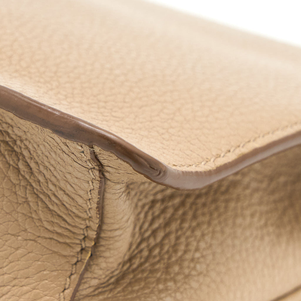 PRADA PATTINA BAG CALFSKIN CAMMEO GHW