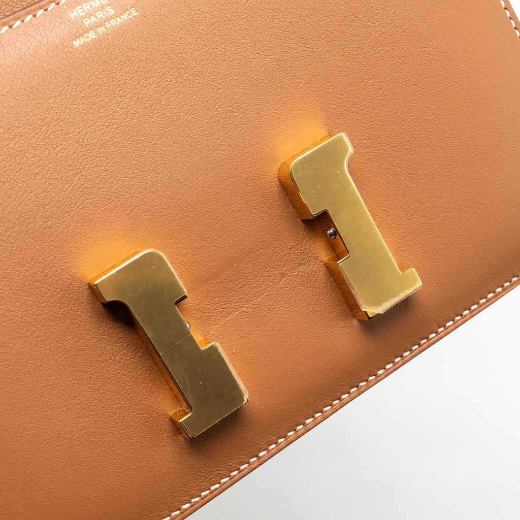 HERMES MINI CONSTANCE SWIFT GOLD GHW