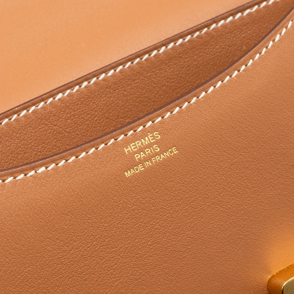 HERMES MINI CONSTANCE SWIFT GOLD GHW