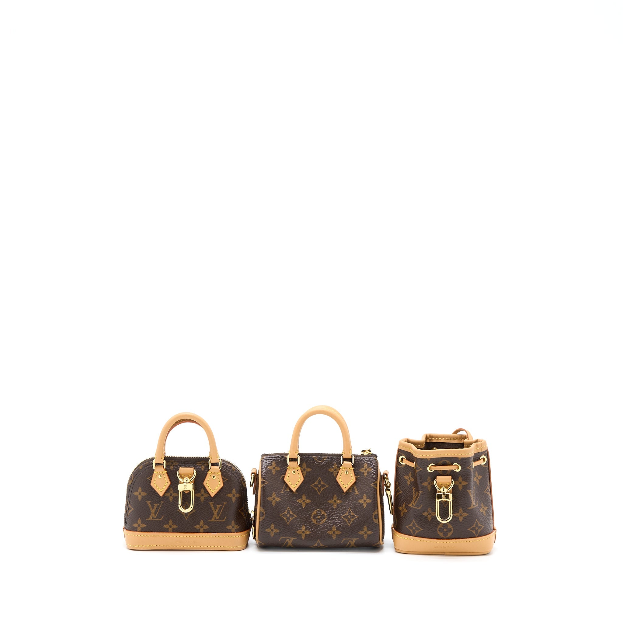 LOUIS VUITTON TRIO MINI ICONES MONOGRAM CANVAS GHW