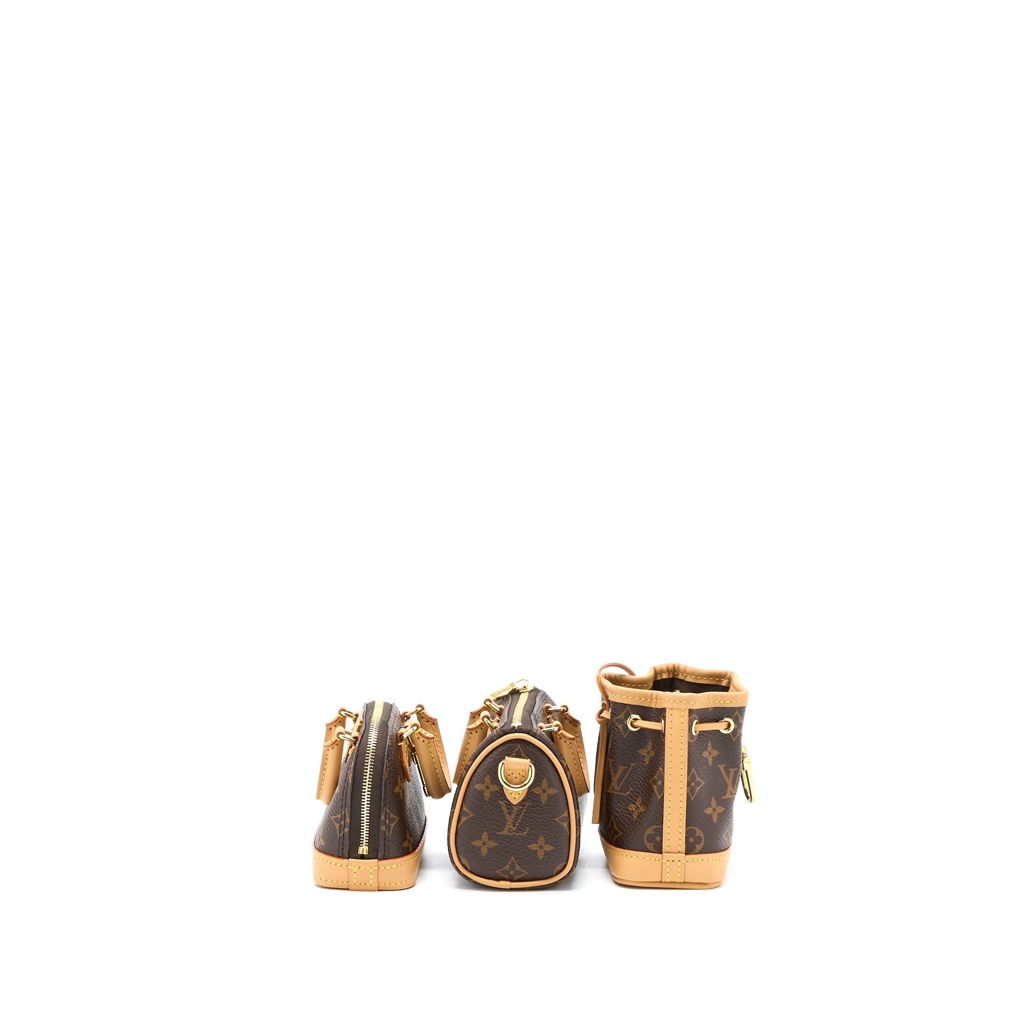 LOUIS VUITTON TRIO MINI ICONES MONOGRAM CANVAS GHW
