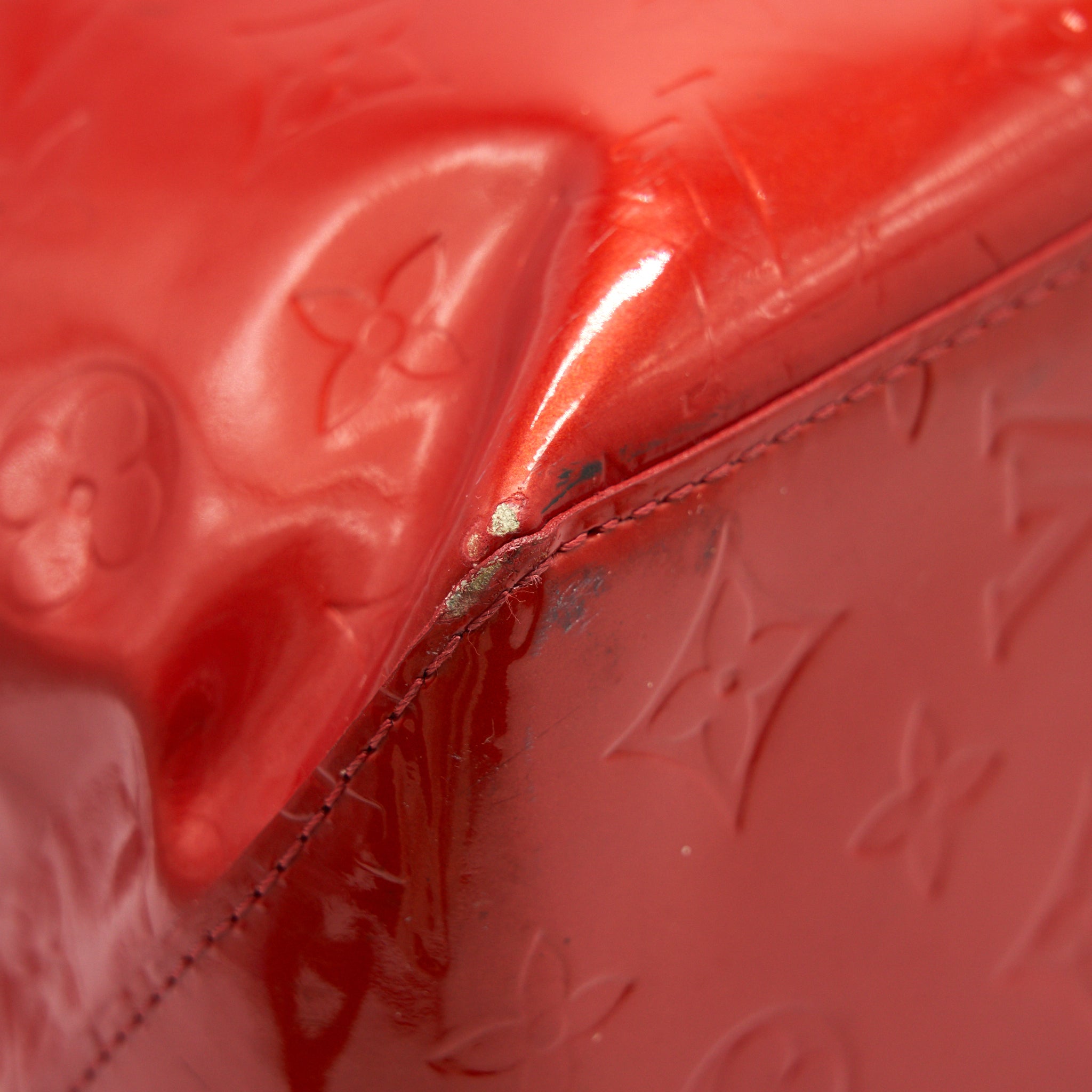 LOUIS VUITTON PATENT LEATHER SHOPPING TOTE BAG
