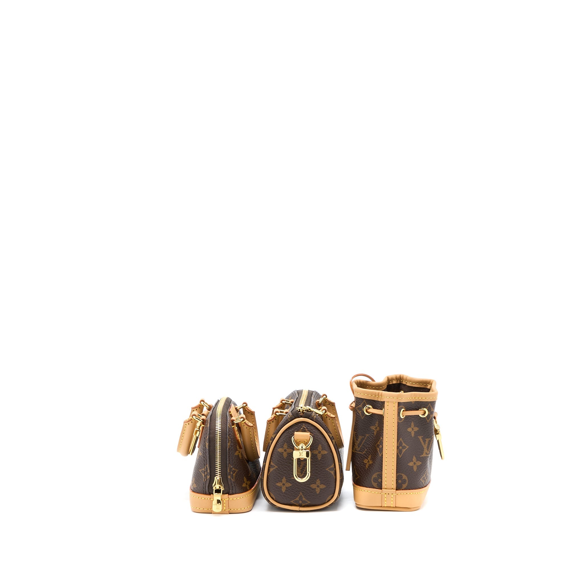 LOUIS VUITTON TRIO MINI ICONES MONOGRAM CANVAS GHW