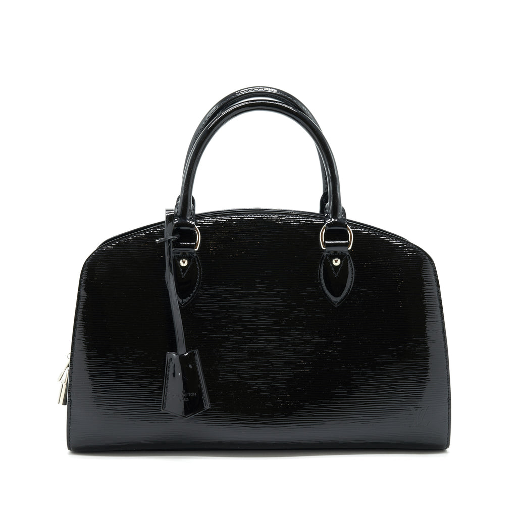 LOUIS VUITTON BOWLING BAG EPI PATENT BLACK