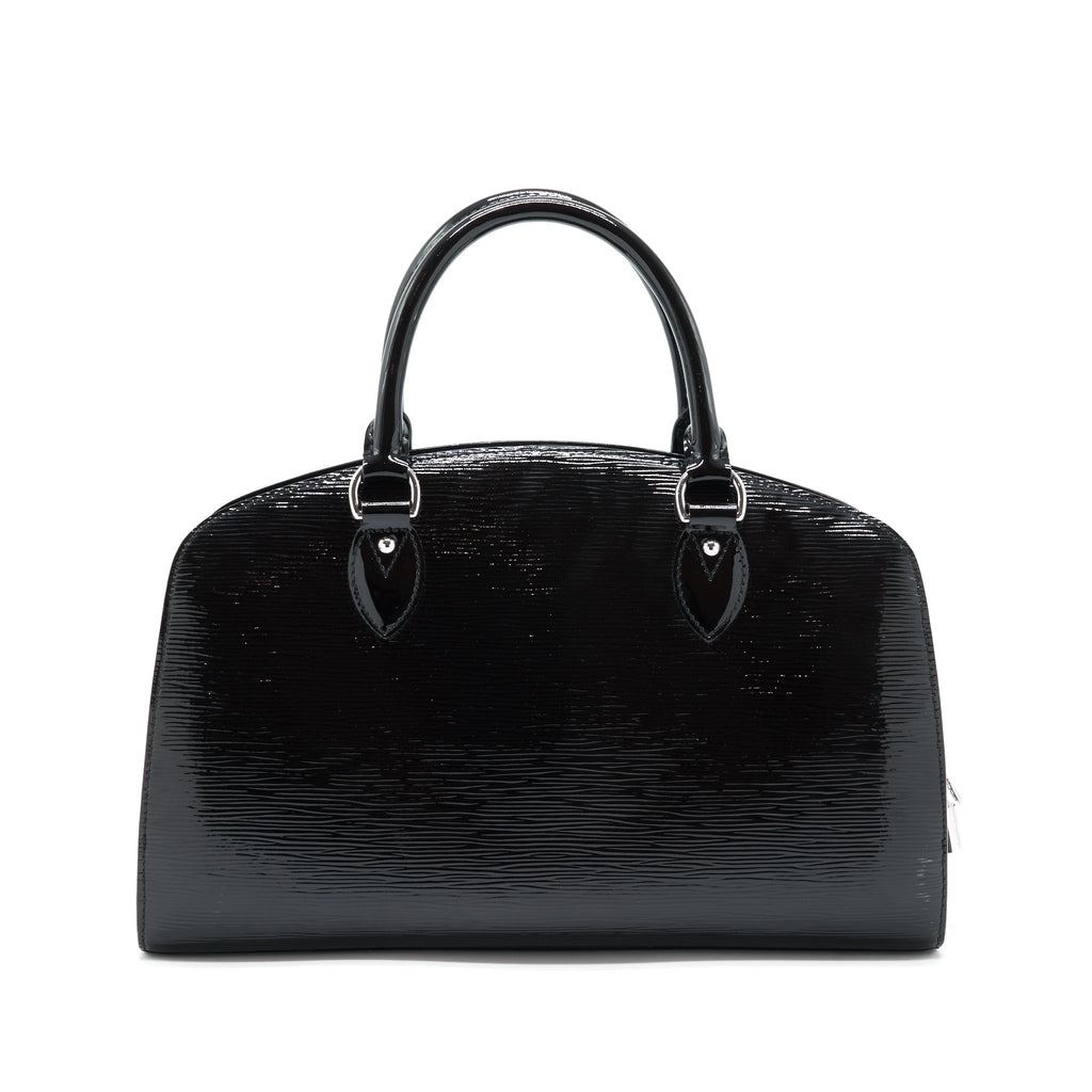 LOUIS VUITTON BOWLING BAG EPI PATENT BLACK