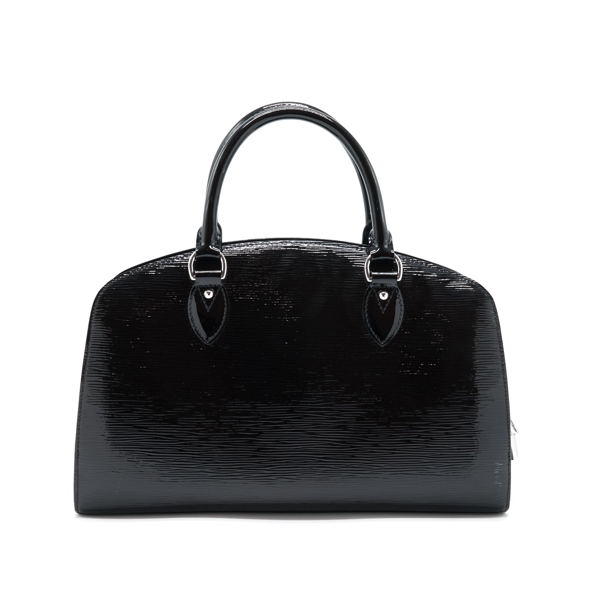LOUIS VUITTON BOWLING BAG EPI PATENT BLACK