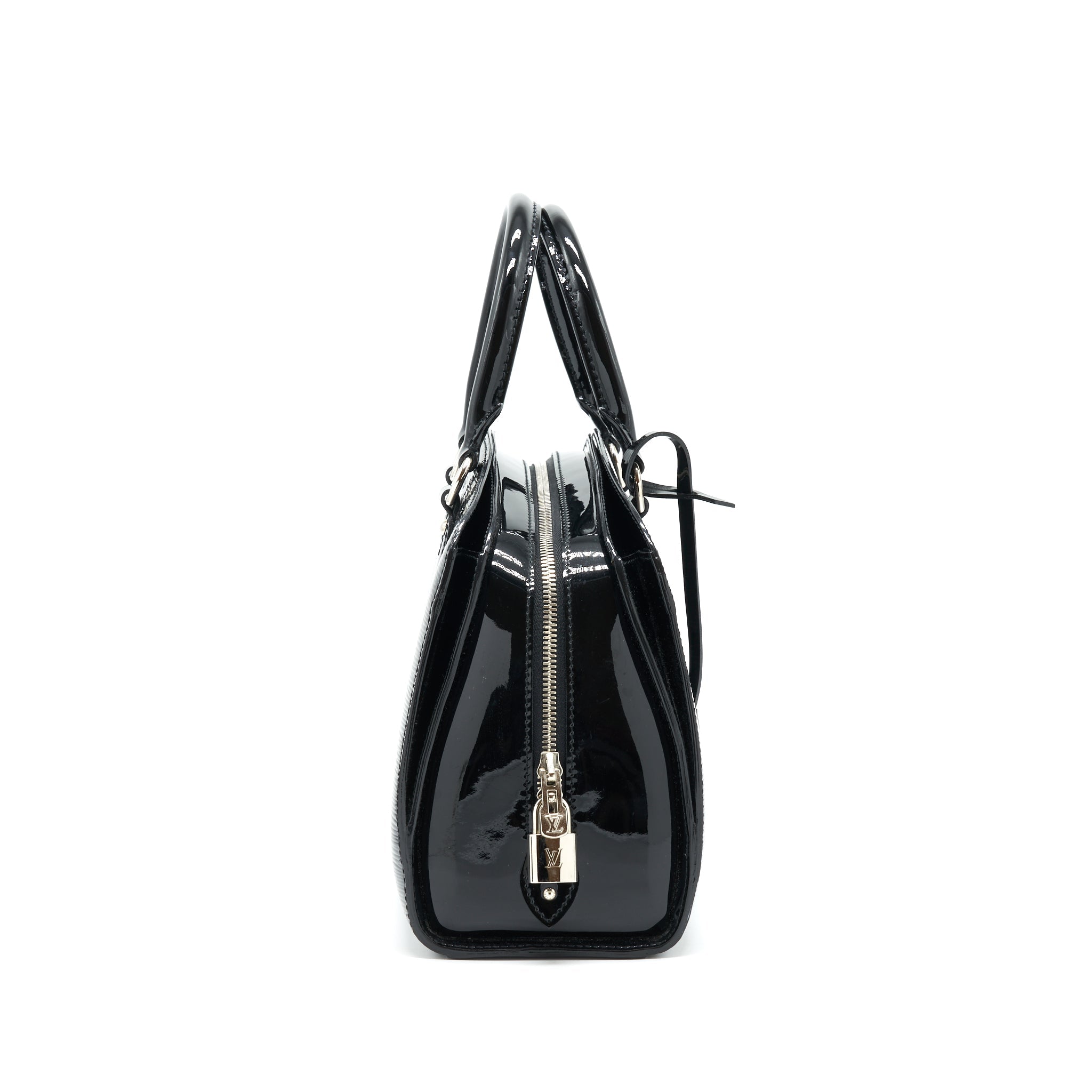LOUIS VUITTON BOWLING BAG EPI PATENT BLACK