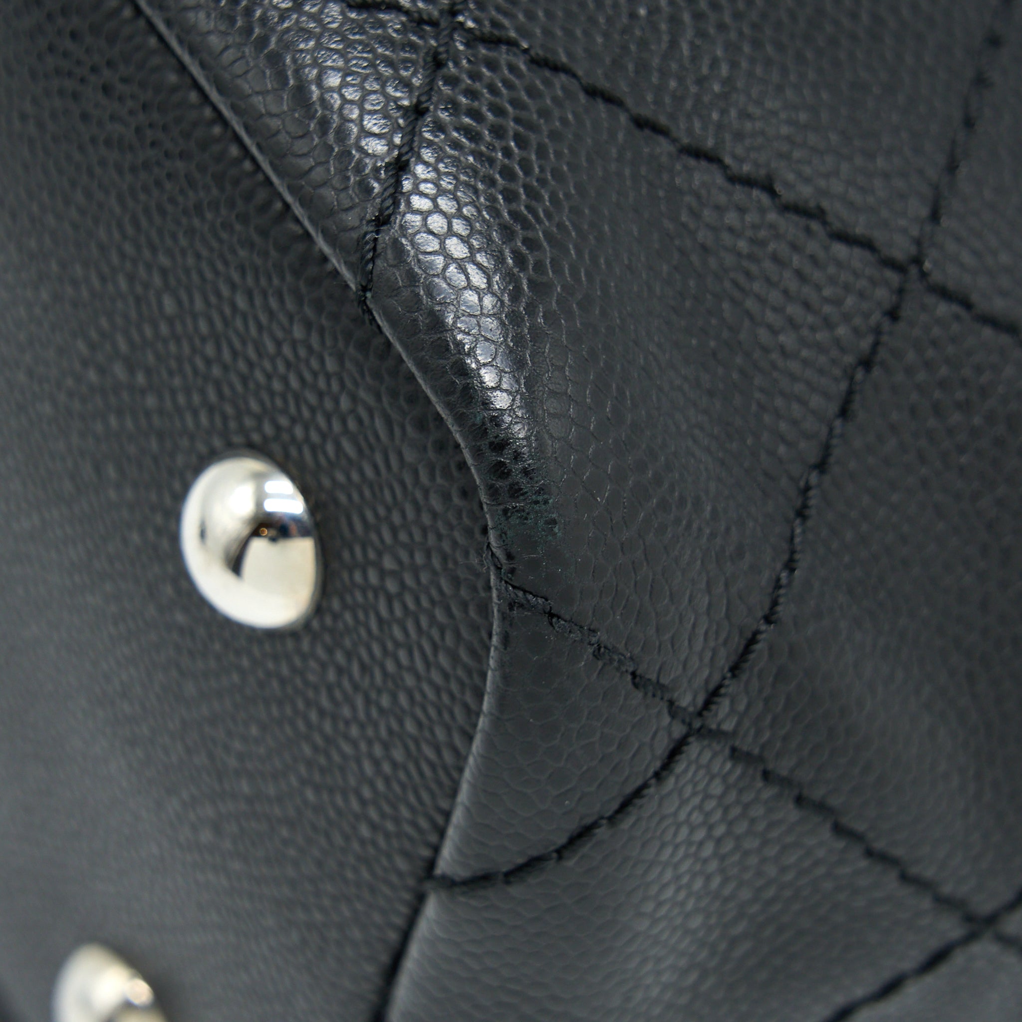 CHANEL TOTE BAG CAVIAR BLACK SHW