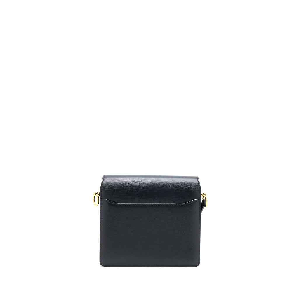 HERMES MINI ROULIS EVERCOLOR BLACK GHW