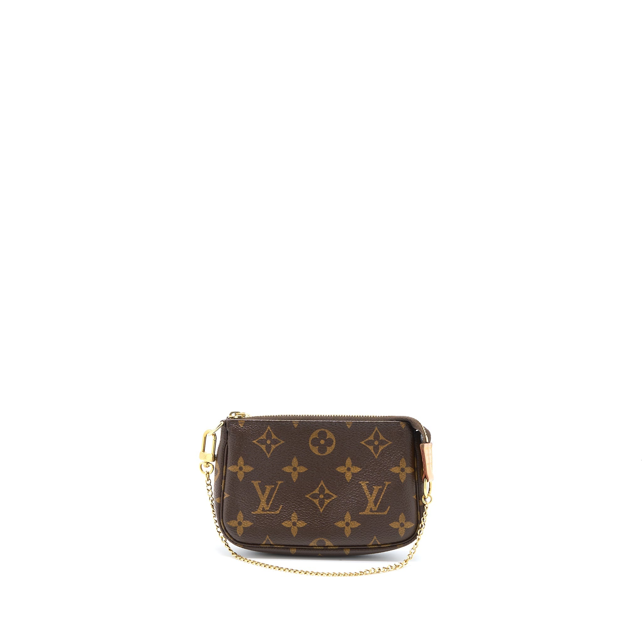 LOUIS VUITTON MINI POCHETTE ACCESSORIES MONOGRAM CANVAS GHW
