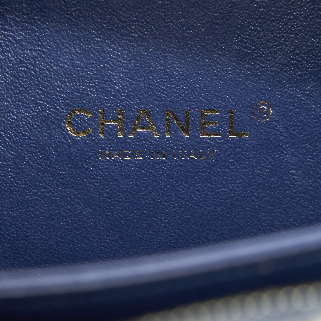 CHANEL TWEED AND PYTHON SMALL VANITY CASE