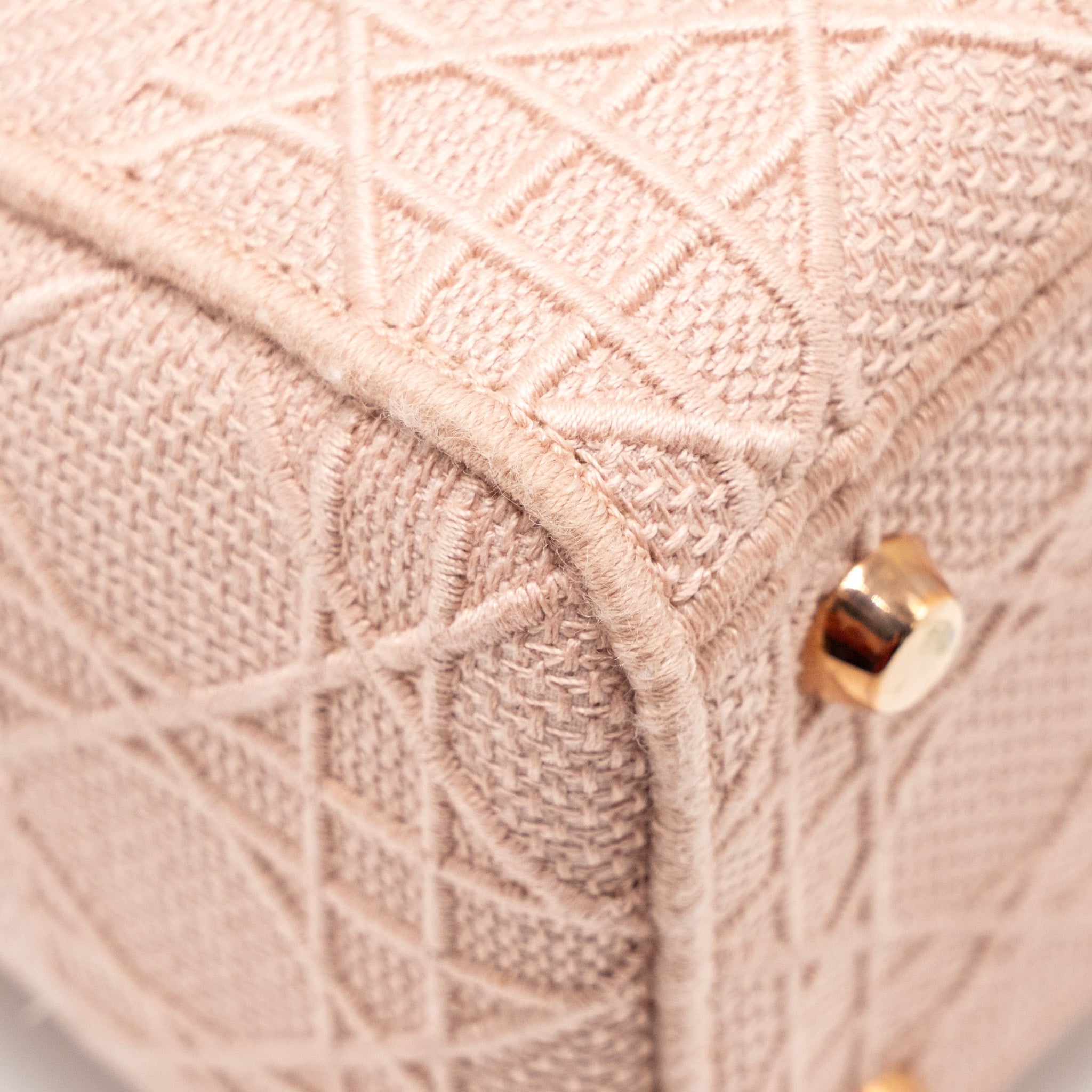 DIOR MEDIUM LADY D-LITE BAG CANNAGE EMBROIDERY ROSEWOOD RGHW