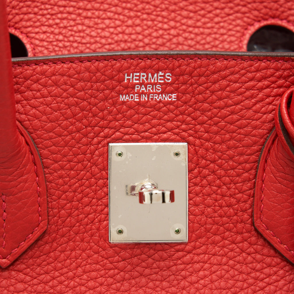 HERMES BIRKIN 35 TOGO D5 GERANIUM SHW