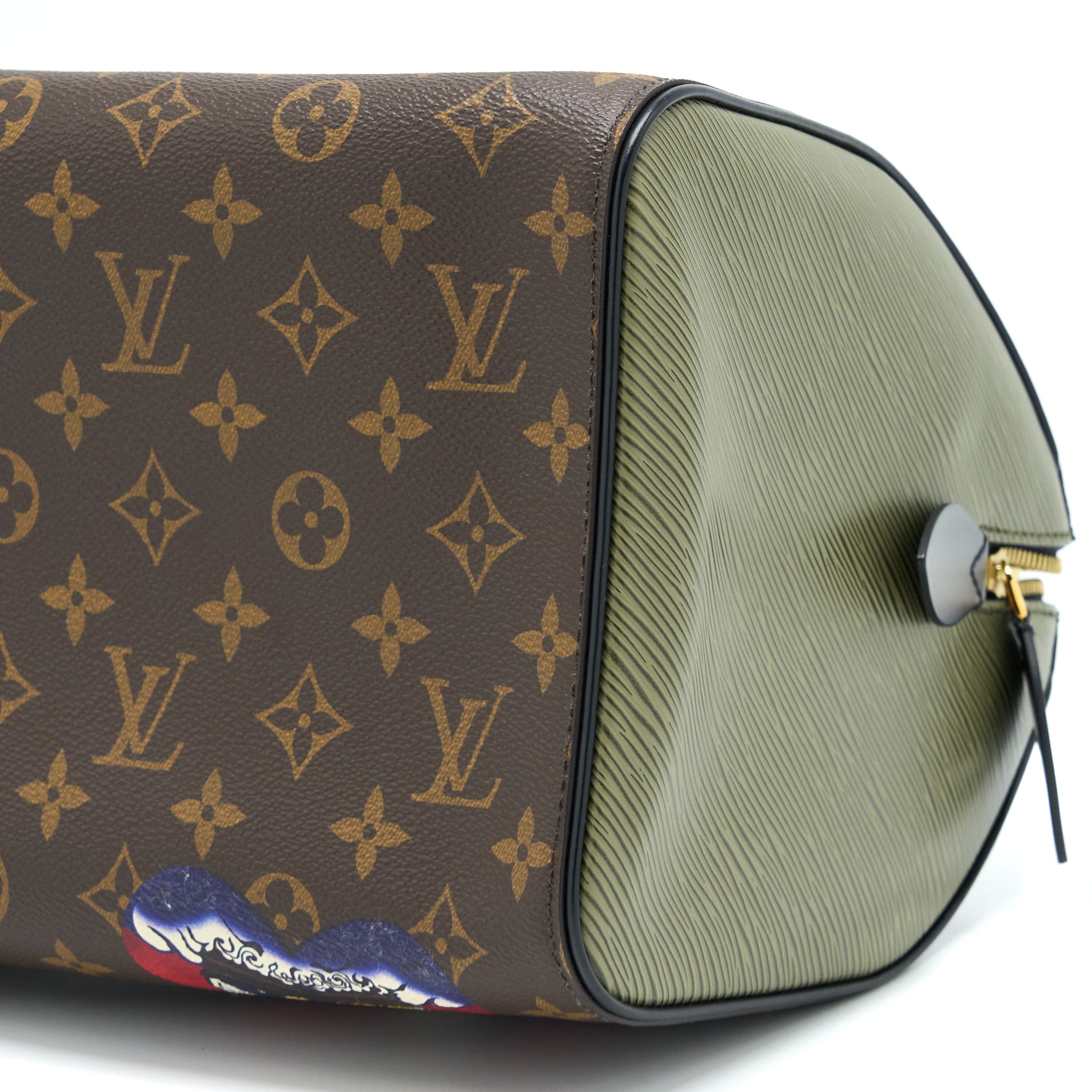 LOUIS VUITTON SPEEDY 30 KABUKI-THEMED CRUISE MONOGRAM CANVAS/EPI GHW