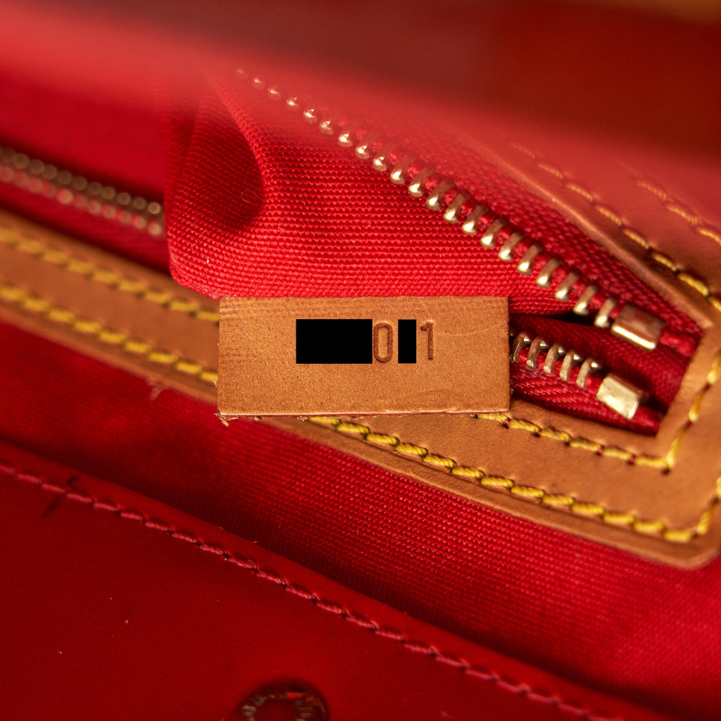 LOUIS VUITTON PATENT LEATHER SHOPPING TOTE BAG