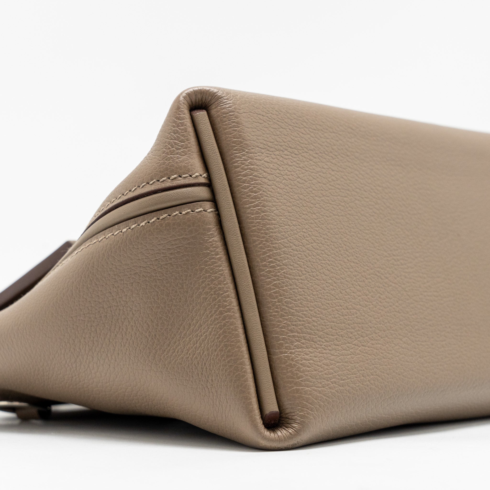 HERMES MINI 2424 24/24-21 BAG EVERCOLOR/SWIFT ETOUPE SHW