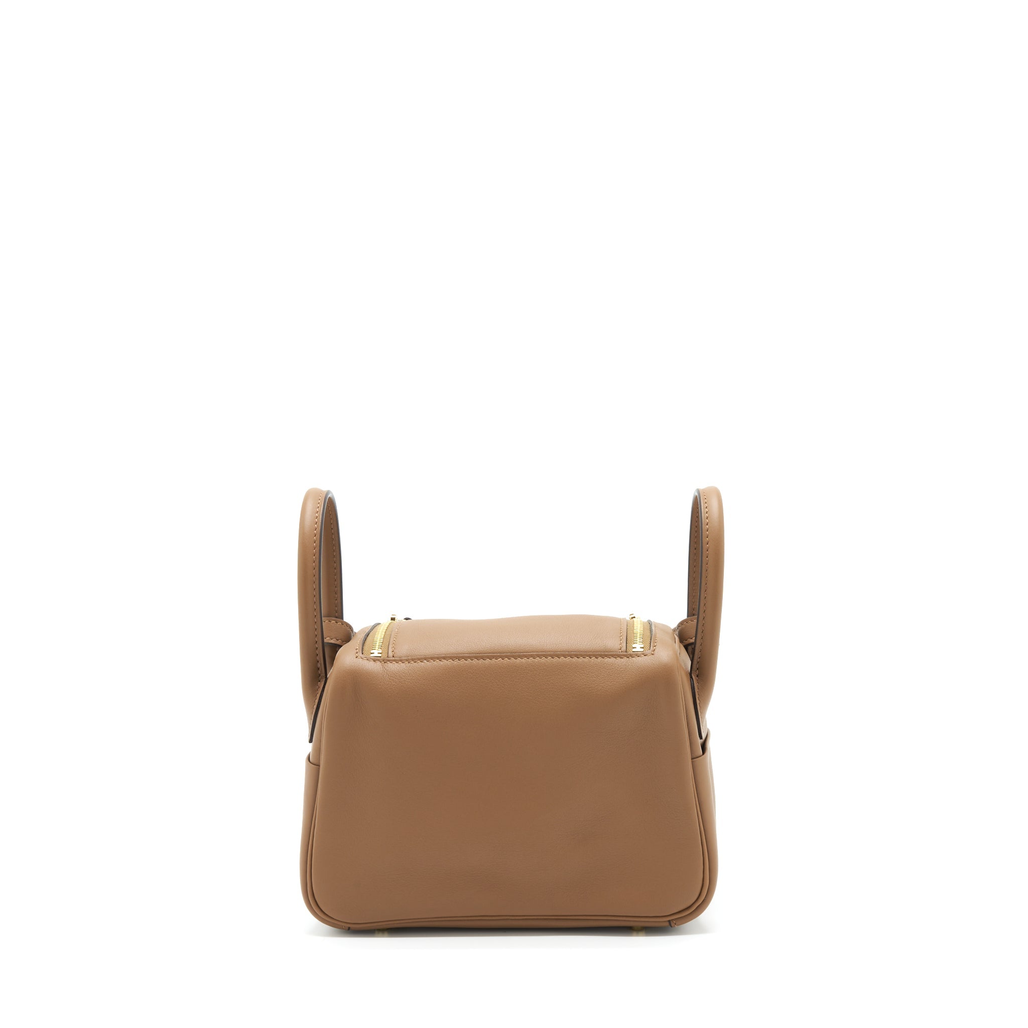HERMES MINI LINDY SWIFT ALEZAN/BISCUIT