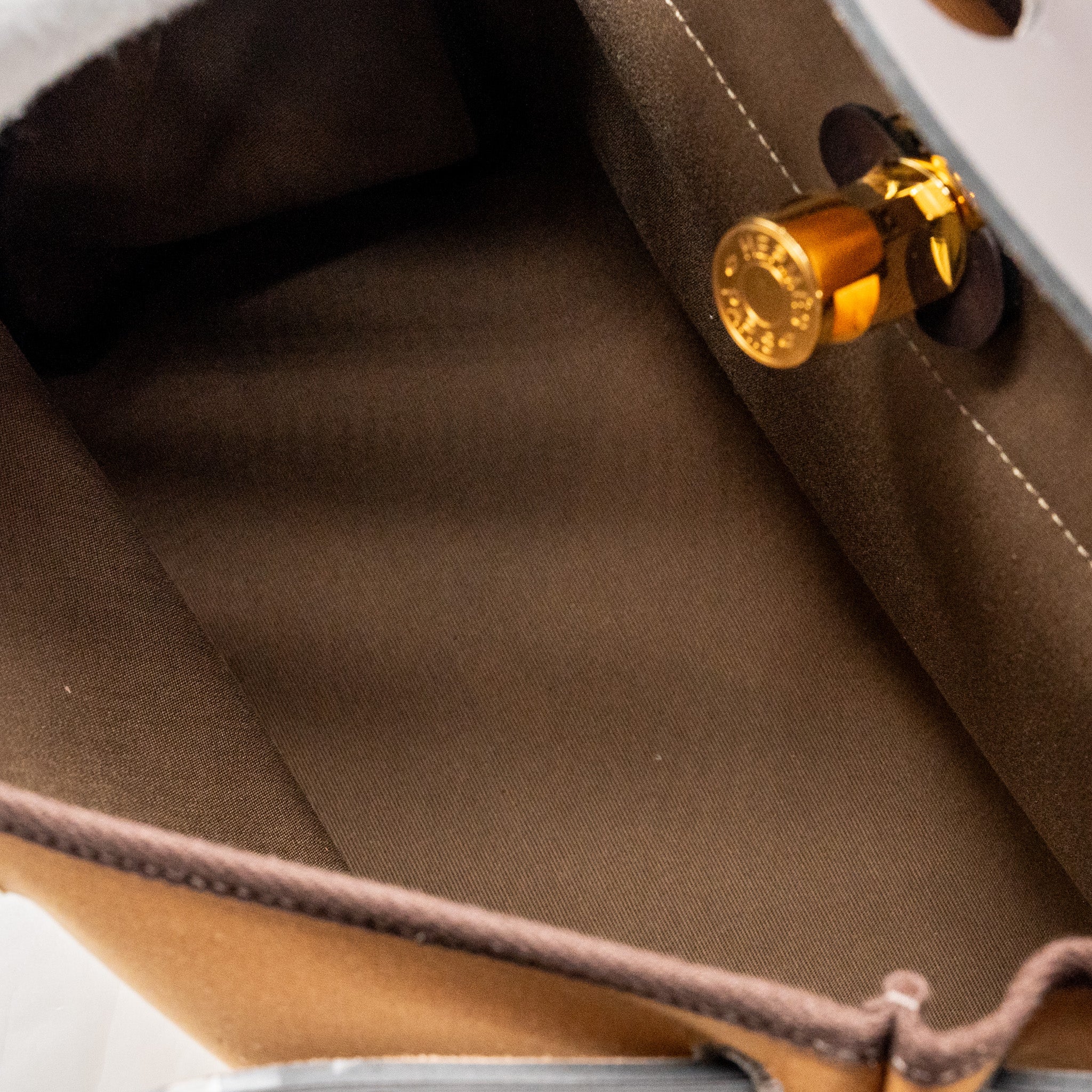 HERMES HERBAG 31 ZIP BAG CANVAS / HUNTER DUNE/ETOUEP/EBENE GHW