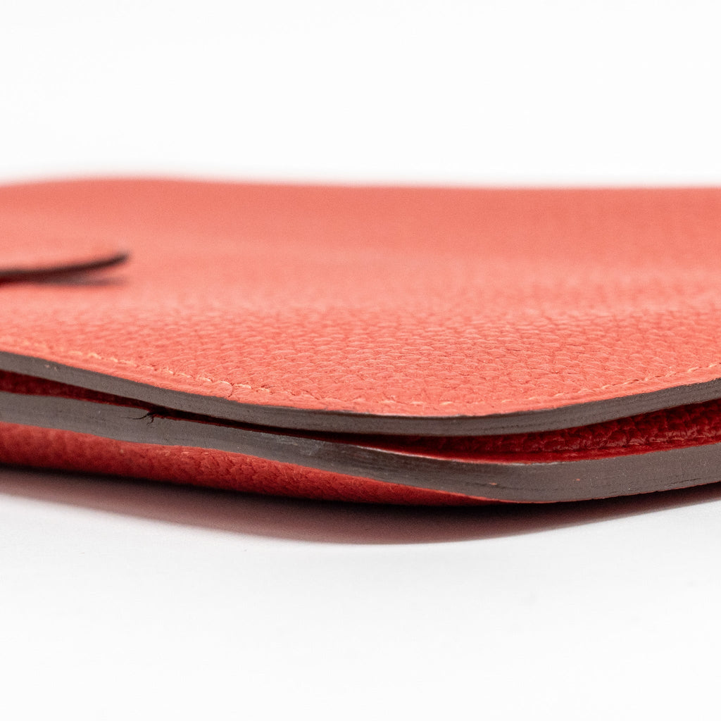 HERMES DOGAN COMPACT WALLET TOGO RED SHW