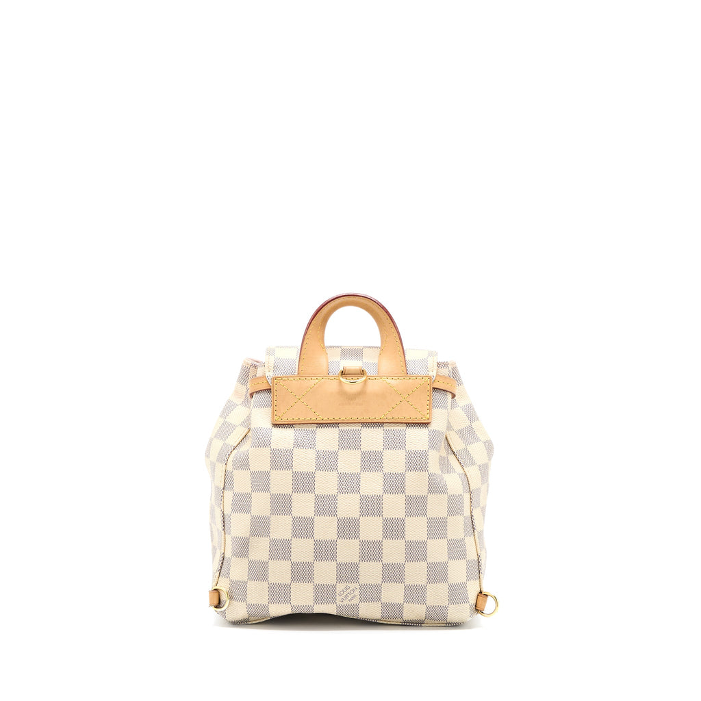 LOUIS VUITTON SPERONE BB BACKPACK DAMIER AZUR GHW
