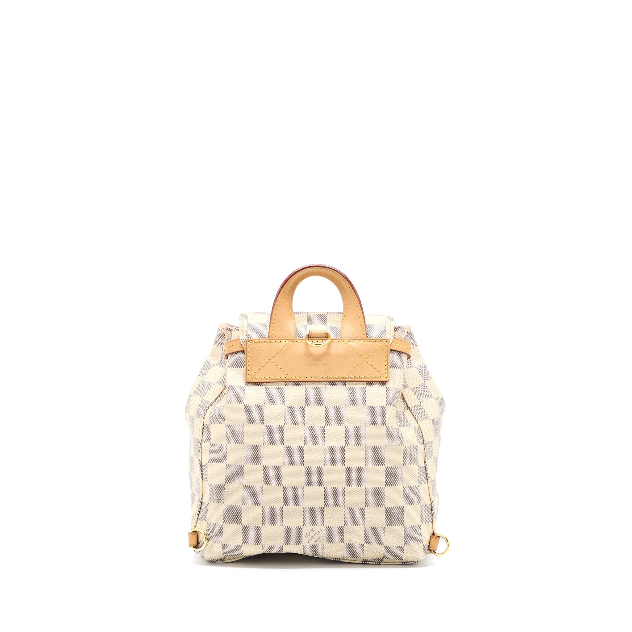 LOUIS VUITTON SPERONE BB BACKPACK DAMIER AZUR GHW